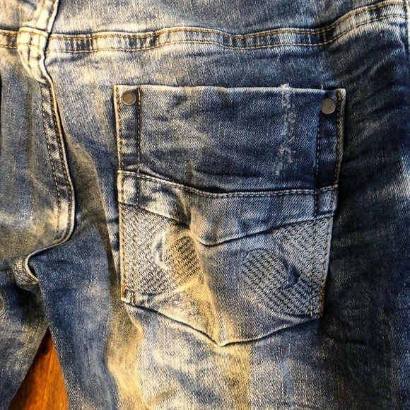 Zara TRF moto acid wash jeans - Picture 5 of 10